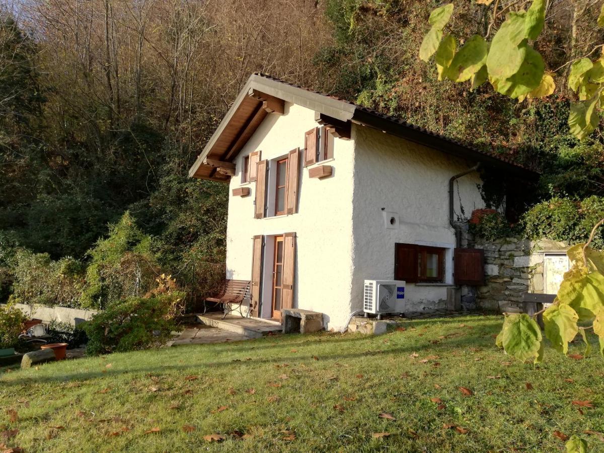 Romantica Casetta Nel Verde Con Vista Sul Lago Belgirate Bagian luar foto