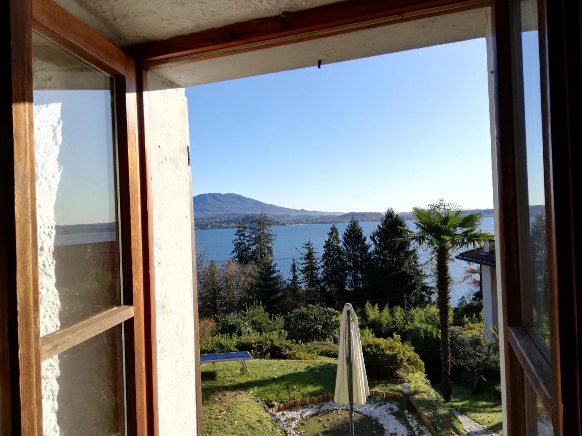 Romantica Casetta Nel Verde Con Vista Sul Lago Belgirate Bagian luar foto